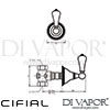 Cifial 32217ABC.R 32217A2.L Asbury 3 4 Inch Wall Stop Valve Dimensions